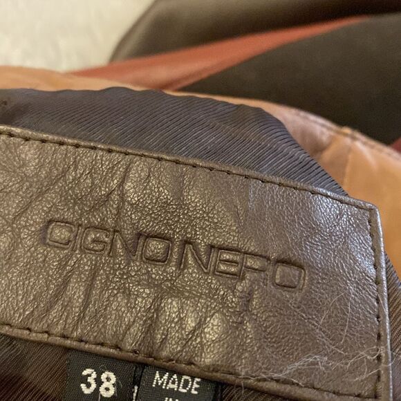 Cigno Nero genuine leather dress, M - Picture 7 of 9